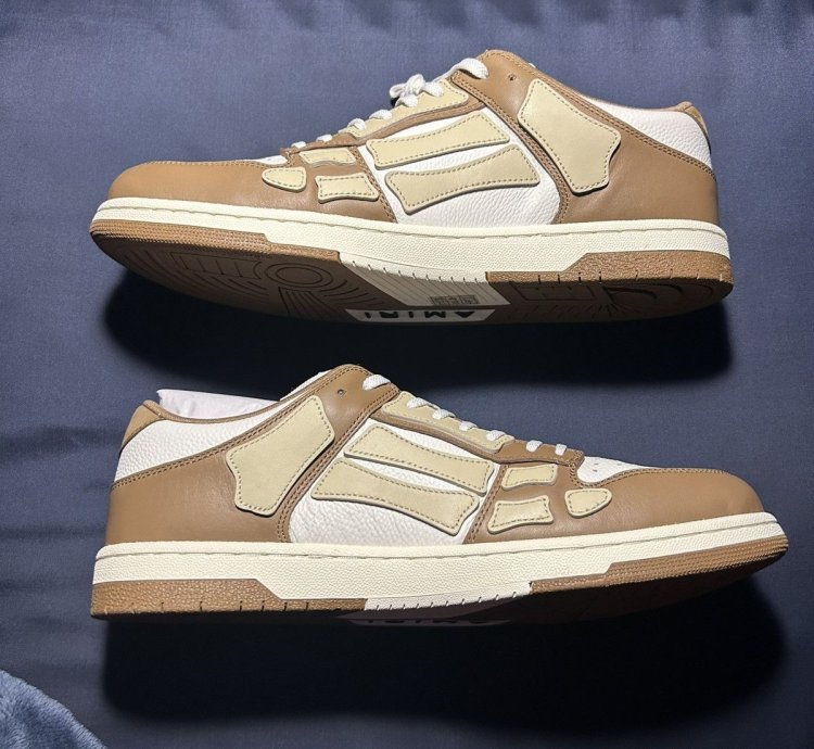 Amiri Skeleton Sneakers Tan