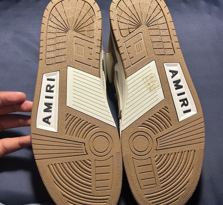 Amiri Skeleton Sneakers Tan