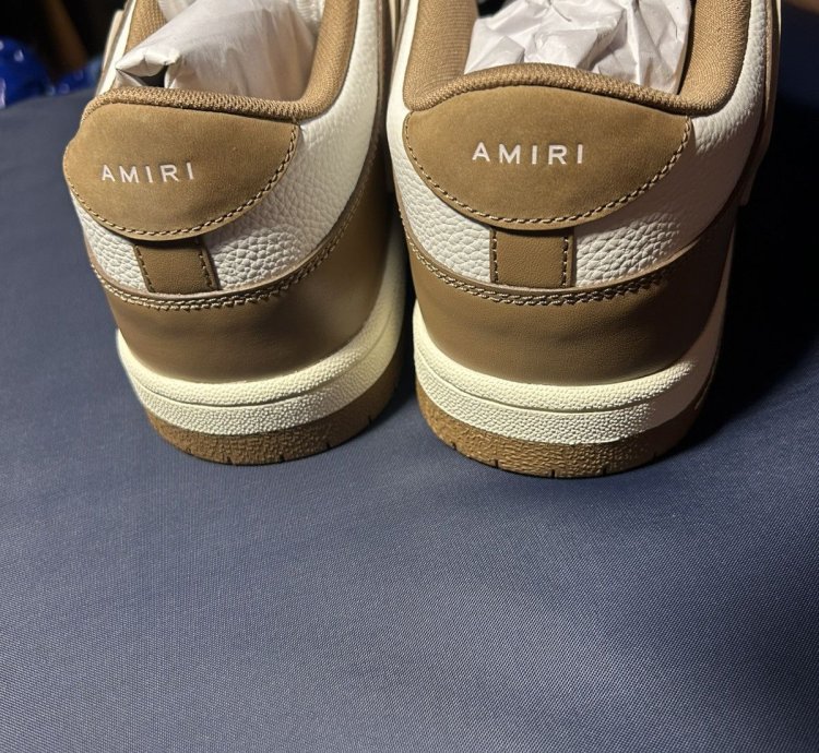 Amiri Skeleton Sneakers Tan