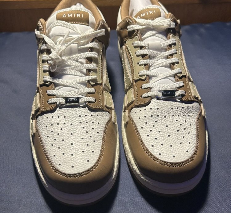 Amiri Skeleton Sneakers Tan