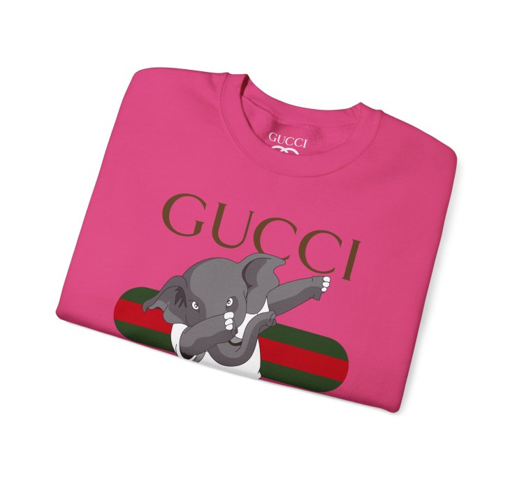 Gucci Elephant Heliconia Sweatshirt - Size Usa