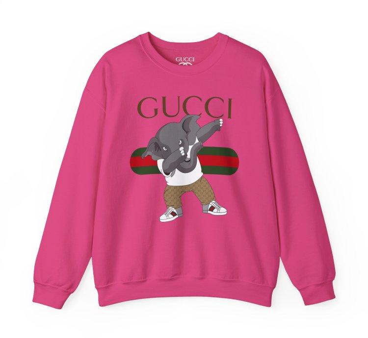 Gucci Elephant Heliconia Sweatshirt - Size Usa