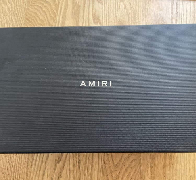 Amiri Skeleton Toe Tie-dye Slip On