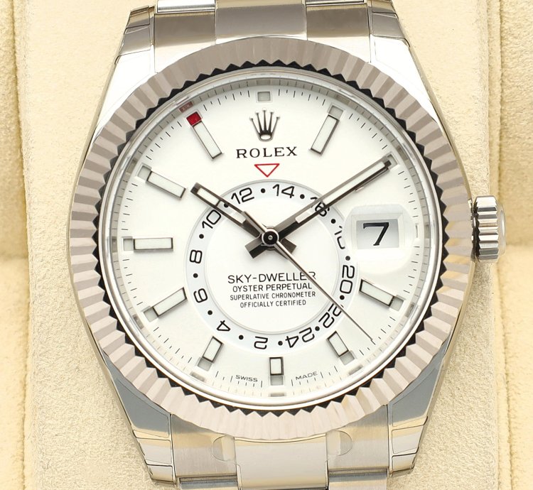 Rolex Sky-dweller 42 New Full Stickers 326934 11 2017 Box Papers Warranty
