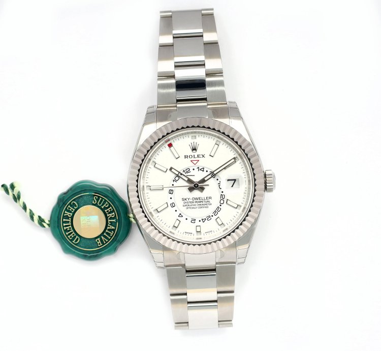 Rolex Sky-dweller 42 New Full Stickers 326934 11 2017 Box Papers Warranty