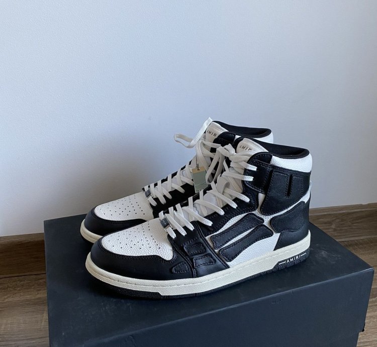 Amiri Skeltop High Leather Sneakers
