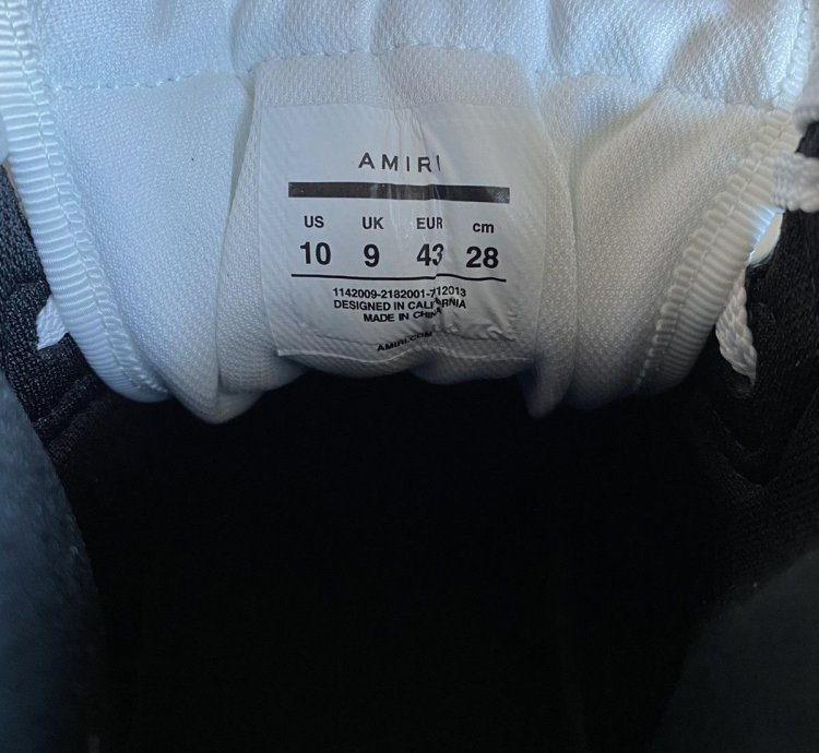 Amiri Skeltop High Leather Sneakers