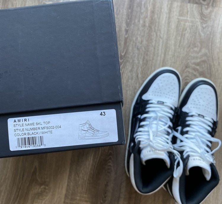 Amiri Skeltop High Leather Sneakers