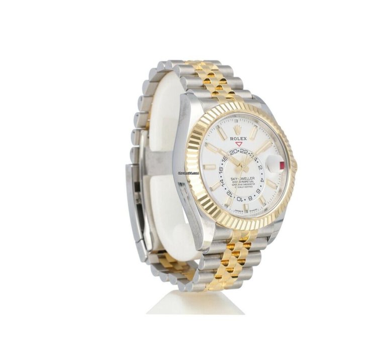 Rolex Sky-dweller 42 Steel - Yellow Gold White Jubilee New Unworn 2024 Papers