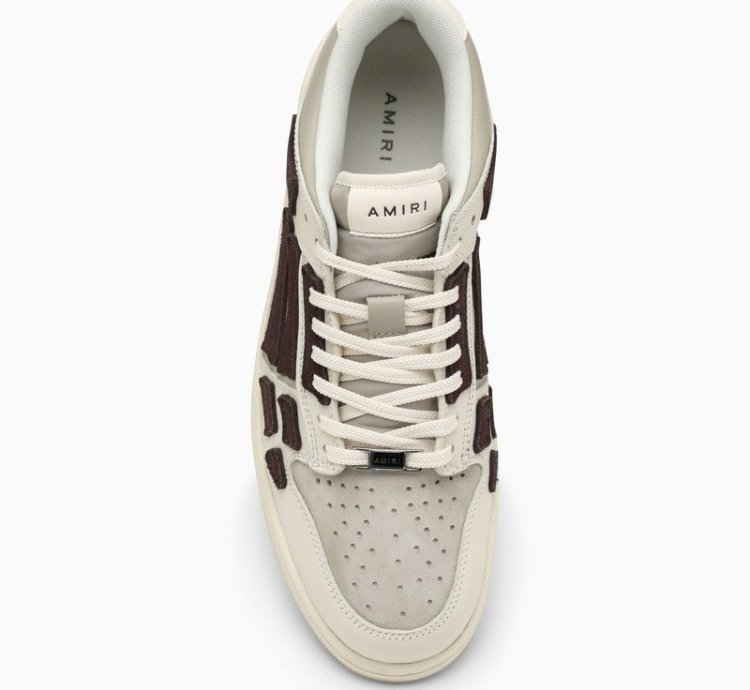 Amiri Skeltop Low Beige Brown Trainer