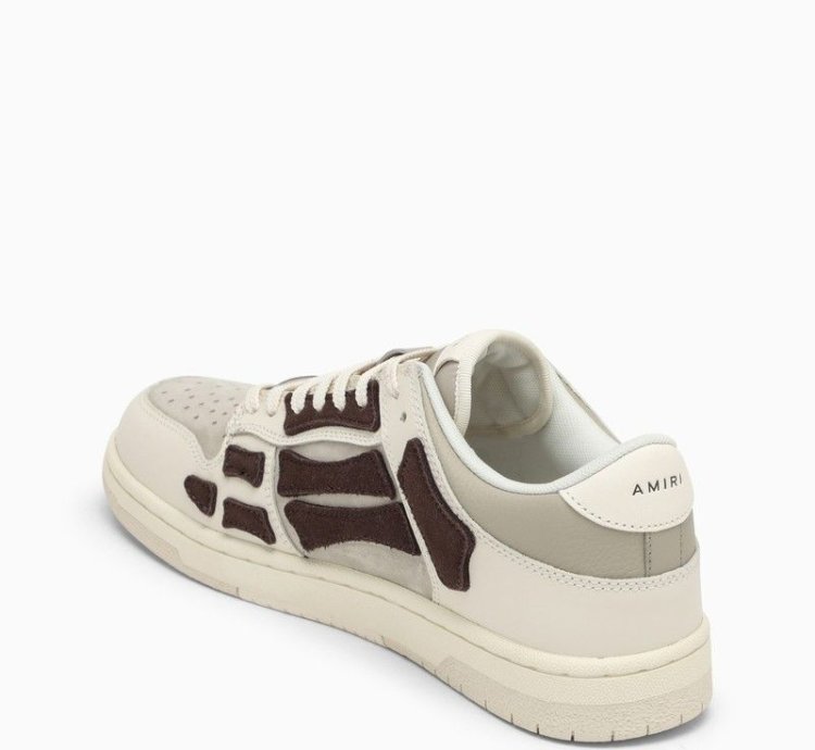 Amiri Skeltop Low Beige Brown Trainer