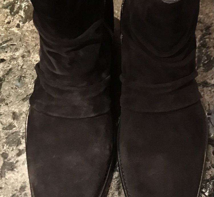 Amiri Skinny Stack Black Suede Boots - Bnib