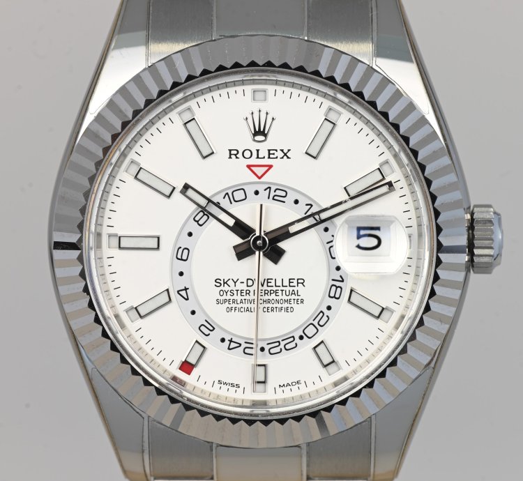 Rolex Sky-dweller 42 Wei Oyster 326934 05 2022 Full Set