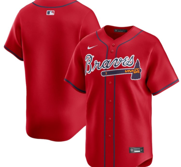 Atlanta Braves Alternate Limited Men Jersey - Red