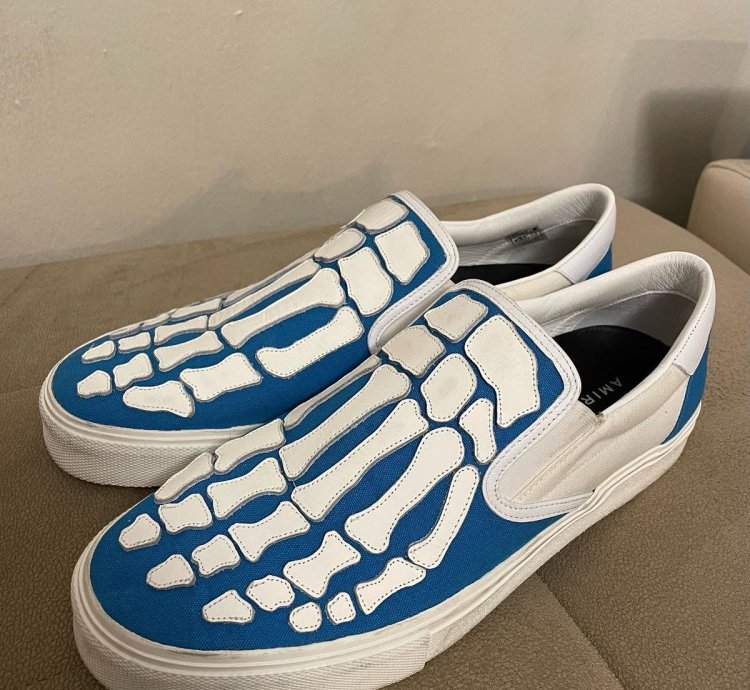 Amiri Slip On Skeleton Shoes Sneakers
