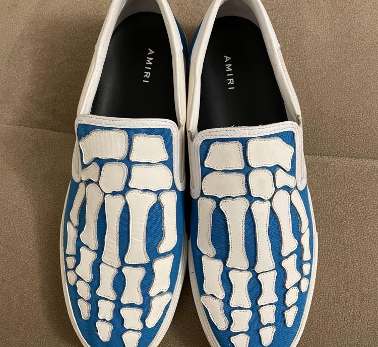 Amiri Slip On Skeleton Shoes Sneakers