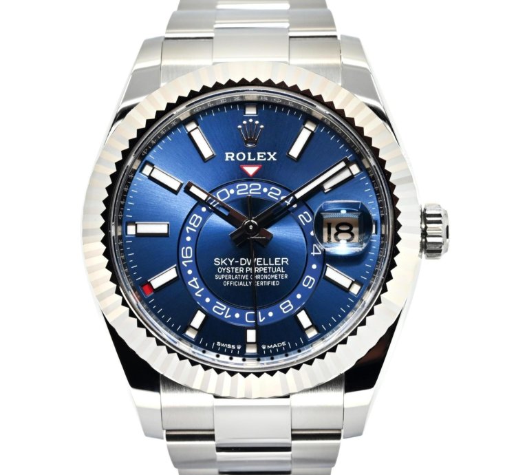 Rolex Sky-dweller 42mm 336934-0005 Bright Blue Dial