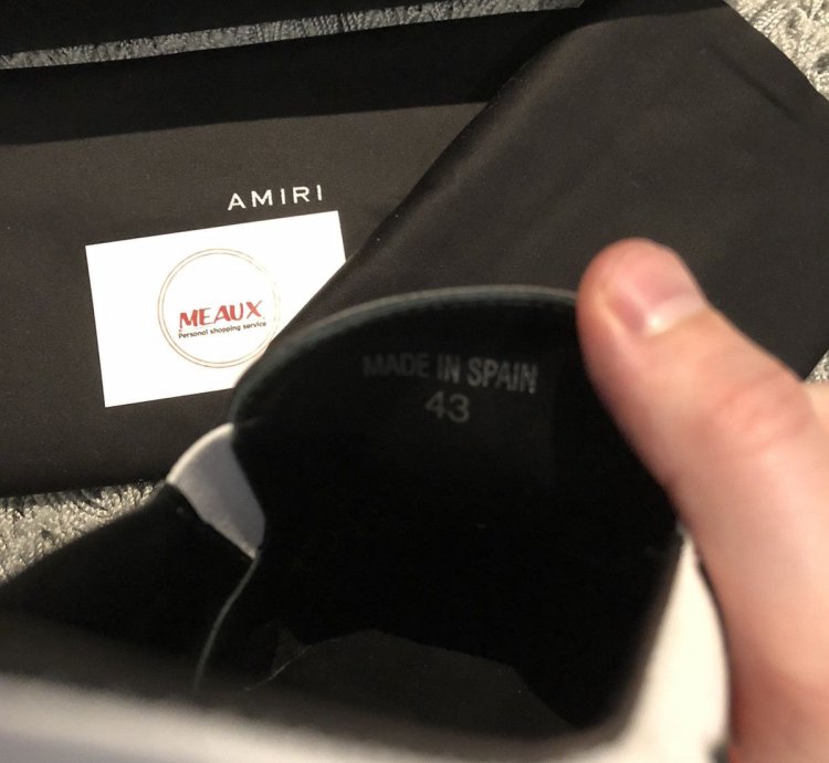 Amiri Slip Ons Slides Fire Flame 43 Brand New Rip
