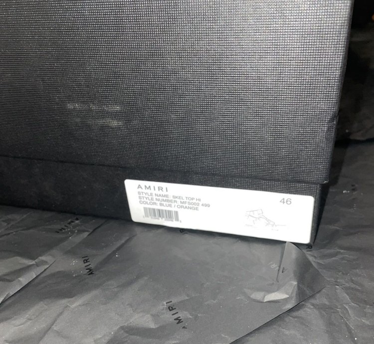Amiri Soho Nyc Flagship Skel Top Hi Sneakers
