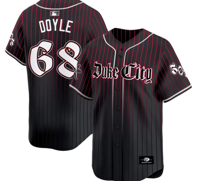 Tommy Doyle Jersey 68 Albuquerque Isotopes city Roots Vapor Premier Limited Stitched