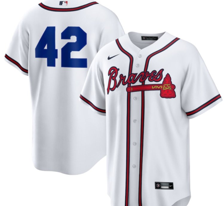 Atlanta Braves Home 2025 Jackie Robinson Day Men Jersey - White