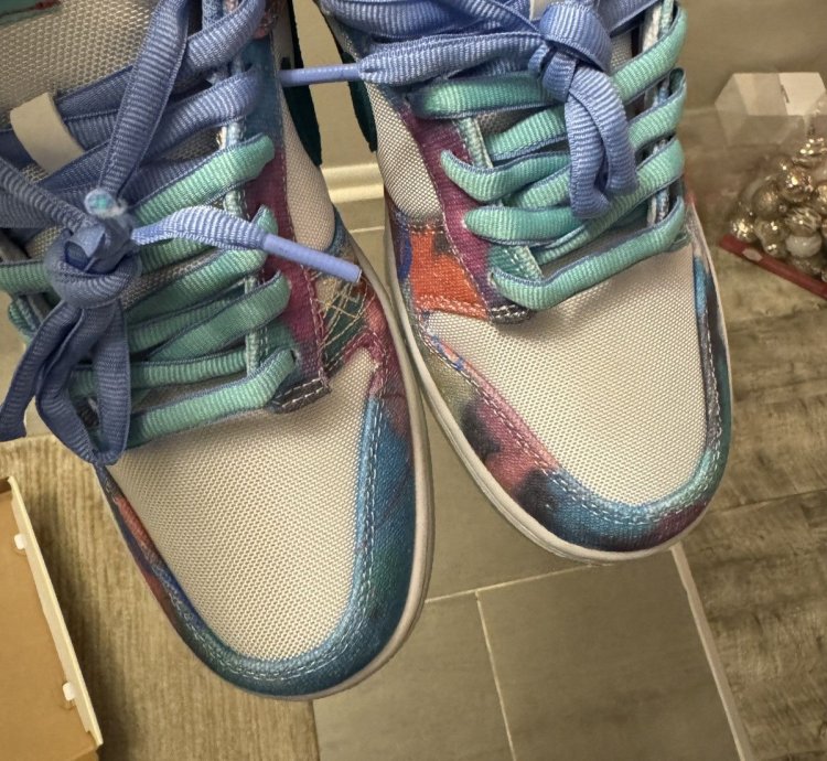 new Nike Sb Dunk Low Futura Laboratories Bleached Aqua 9 5