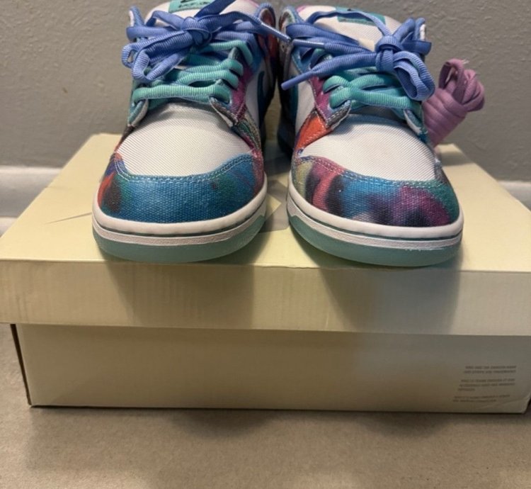 new Nike Sb Dunk Low Futura Laboratories Bleached Aqua 9 5