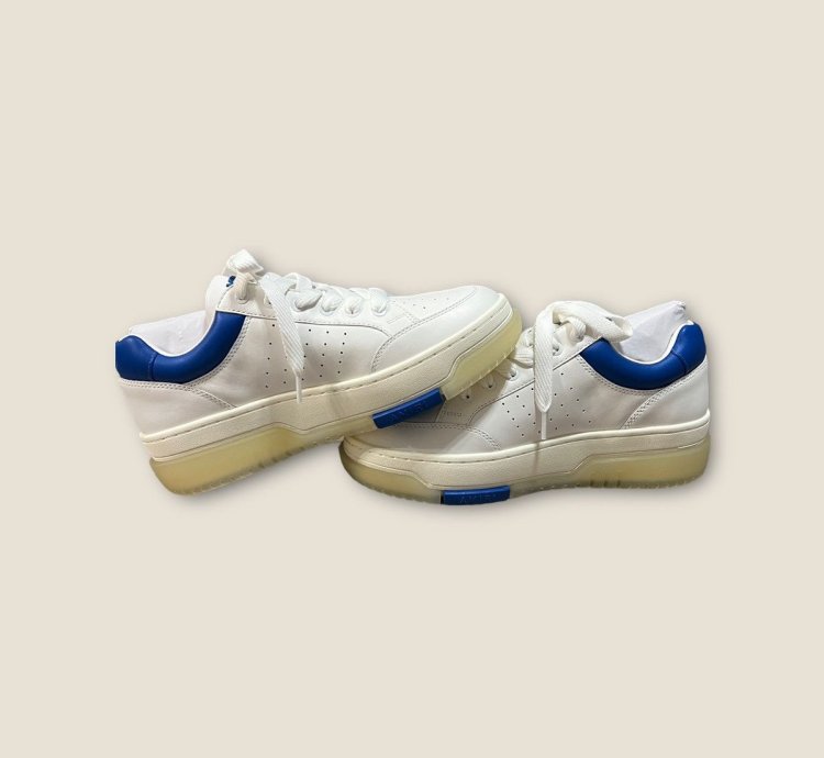 Amiri Stadium Low White Blue Size 42