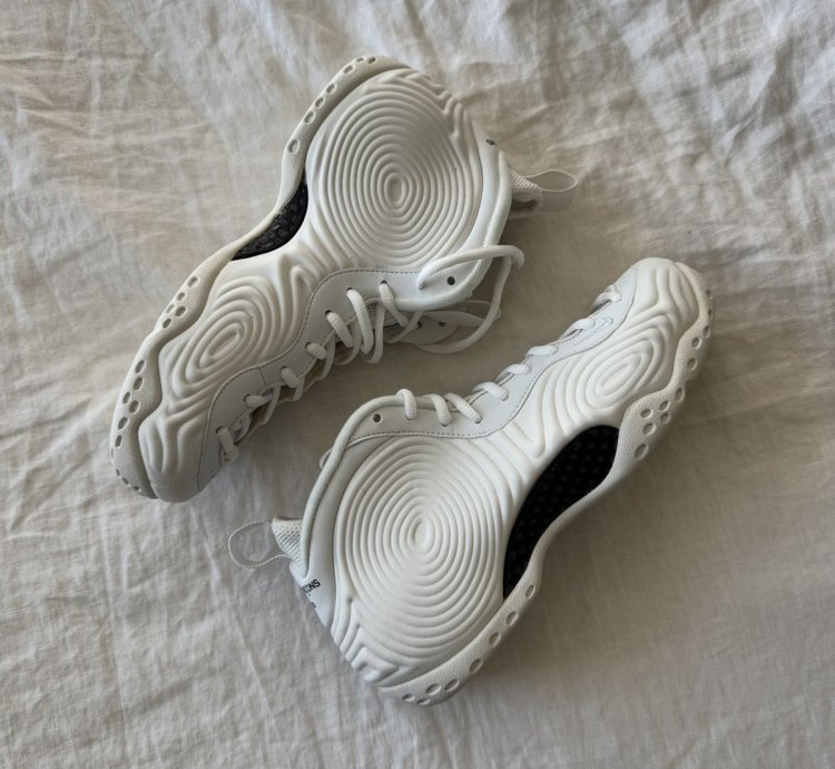 2021 Cdg Air Foamposite One In White