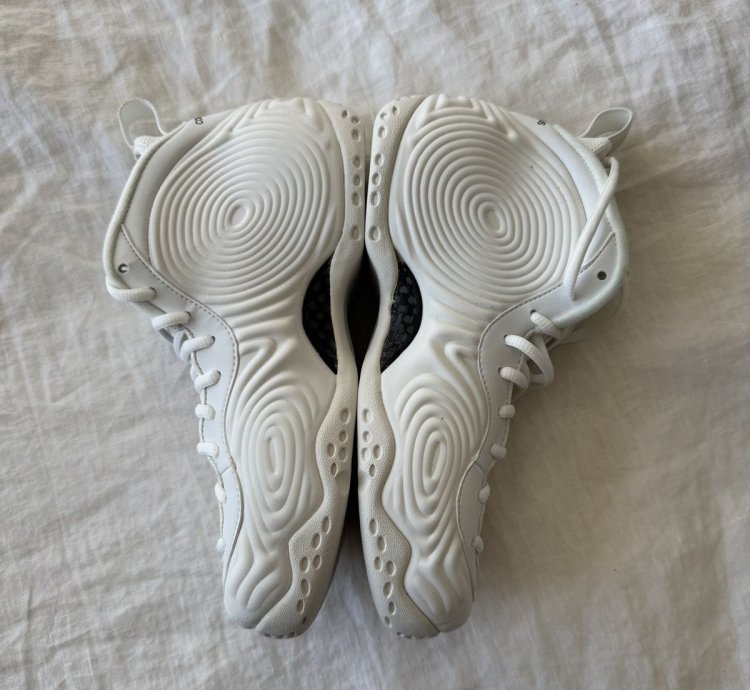 2021 Cdg Air Foamposite One In White