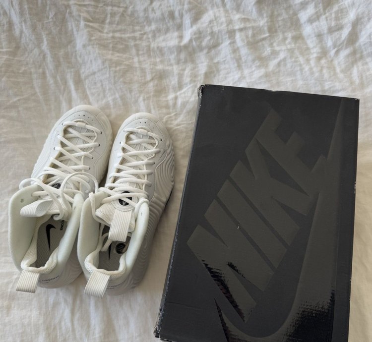 2021 Cdg Air Foamposite One In White