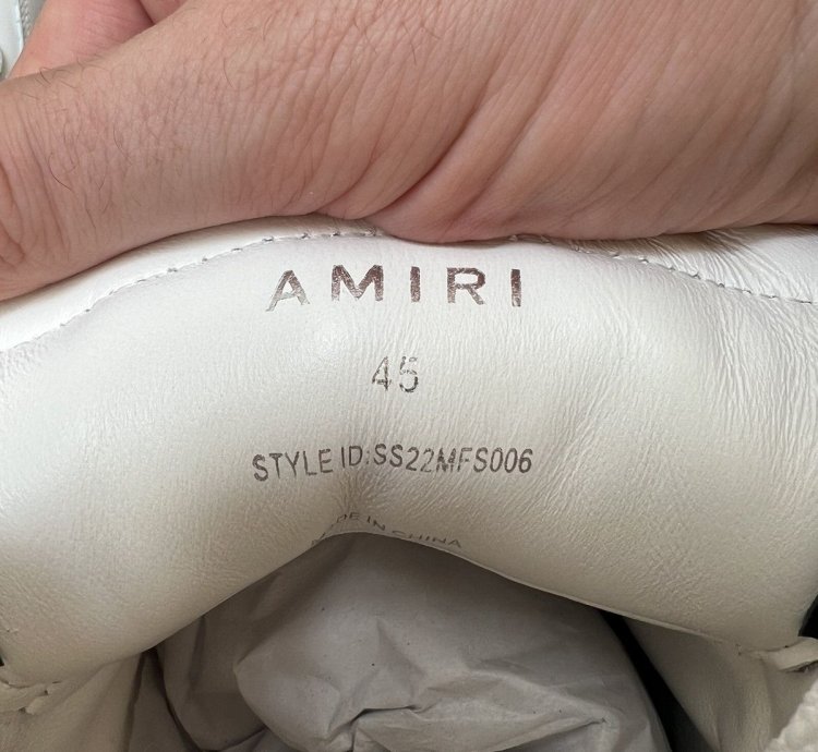 Amiri Stadium Mid Top Sneakers