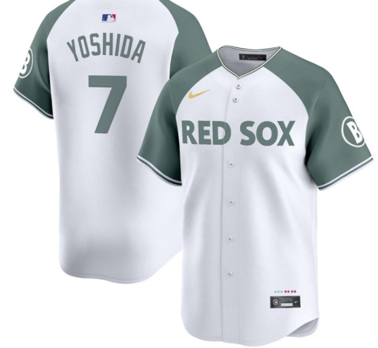 Masataka Yoshida Jersey 7 Boston Red Sox 2025 City Connect Vapor Premier Limited Stitched Alternate
