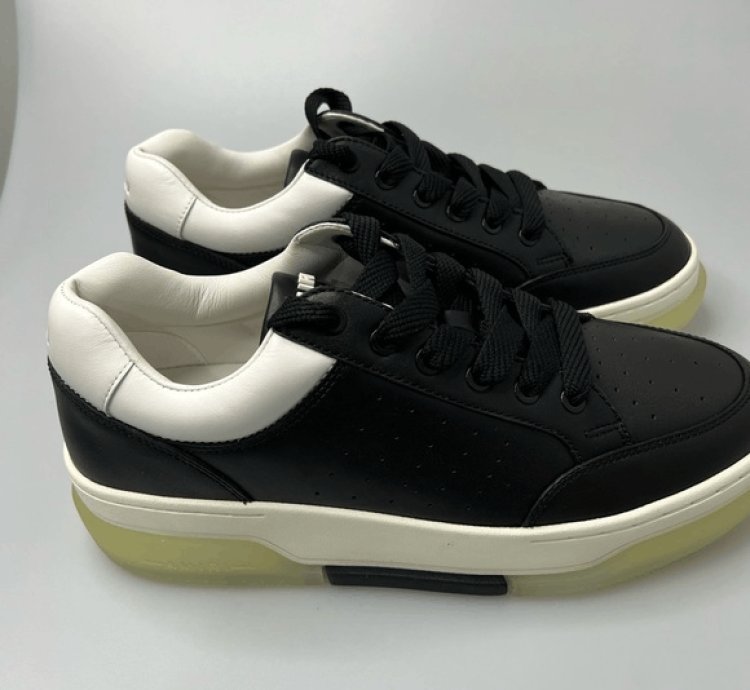 Amiri Stadium Sneakers Leather Black Men Eu 43 Us 10 650