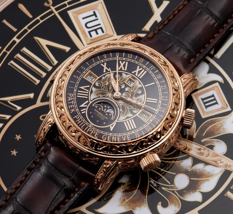 Patek Philippe Grand Complications 18k Rose Gold 6002r-001 - Ats-w007922