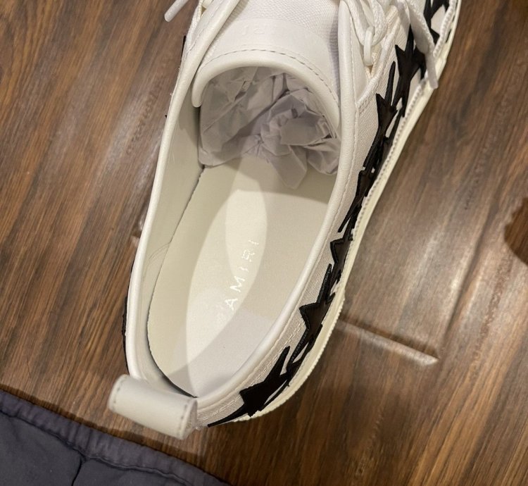 Amiri Stars Court Canvas Low-top Sneakers Pf22mfs014-111