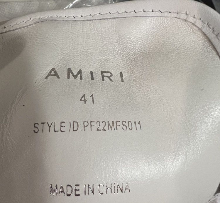 Amiri Stars Court Hi-top Sneaker