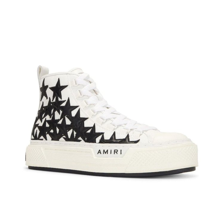 Amiri Stars Court Hi-top Sneaker