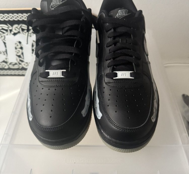 Air Force 1 Black Skeleton