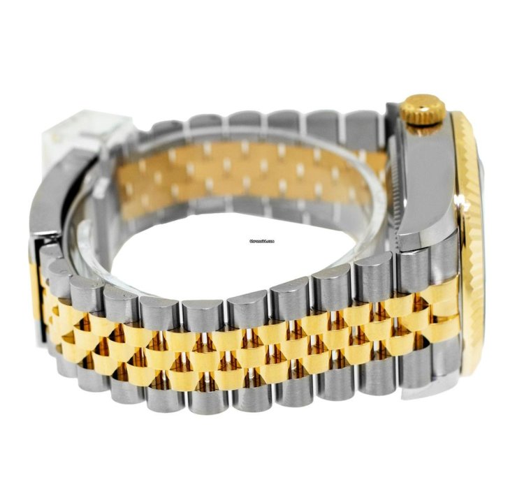 Rolex Sky-dweller 42mm Yellow Gold Stainless Steel White Index Dial Fluted Bezel 336933