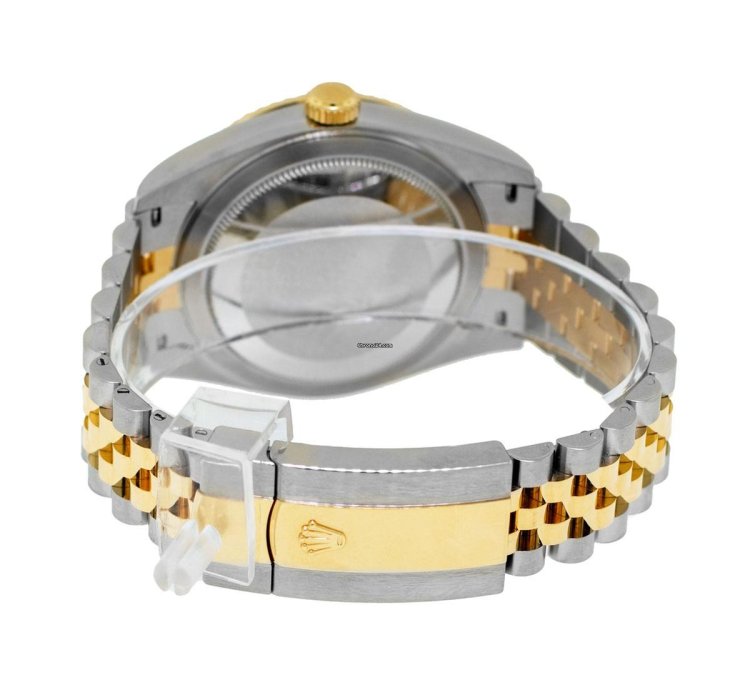 Rolex Sky-dweller 42mm Yellow Gold Stainless Steel White Index Dial Fluted Bezel 336933