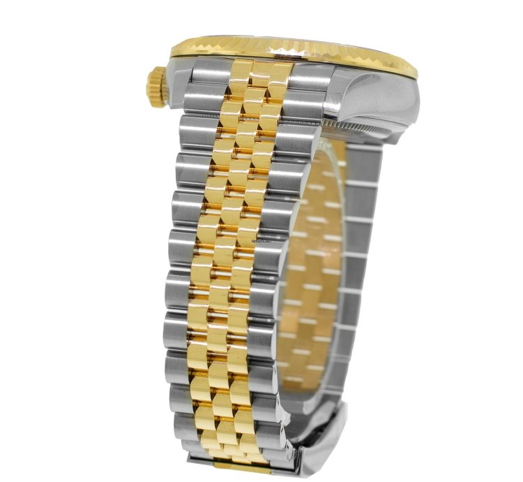 Rolex Sky-dweller 42mm Yellow Gold Steel Champagne Index Dial Fluted Bezel 336933
