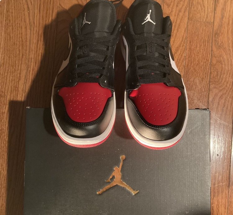Air Jordan 1 Low Gym Red White-black