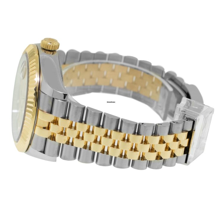 Rolex Sky-dweller 42mm Yellow Gold Steel Champagne Index Dial Fluted Bezel 336933