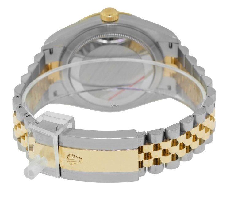 Rolex Sky-dweller 42mm Yellow Gold Steel Champagne Index Dial Fluted Bezel 336933