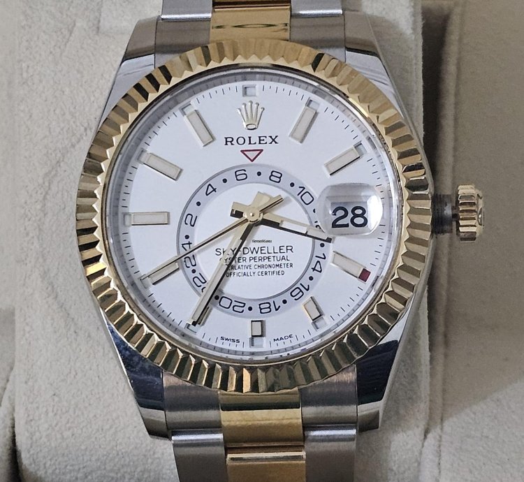 Rolex Sky-dweller Acciaio Oystersteel Oro Giallo - Nuovo 27 10 2021