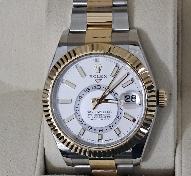 Rolex Sky-dweller Acciaio Oystersteel Oro Giallo - Nuovo 27 10 2021