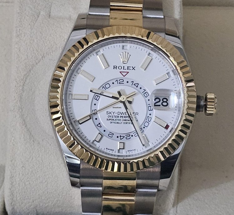 Rolex Sky-dweller Acciaio Oystersteel Oro Giallo - Nuovo 27 10 2021