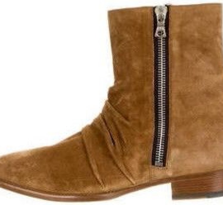 Amiri Suede Zip Boots size 42