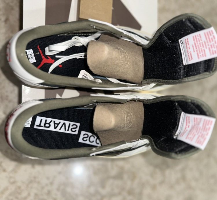 Air Jordan 1 Low Travis Scott Reverse Olive 10 5